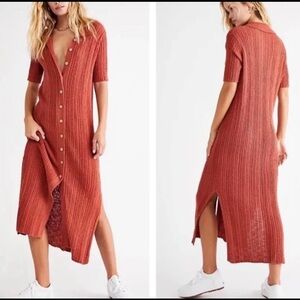 Free People Riding Waves Sweater Dress